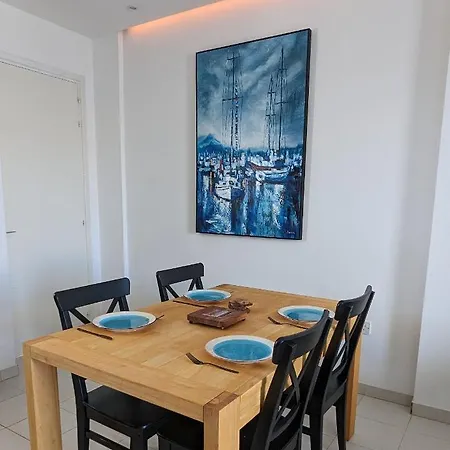 Апартаменты Luxury 2-bedroom Apt. With Seaview Протарас